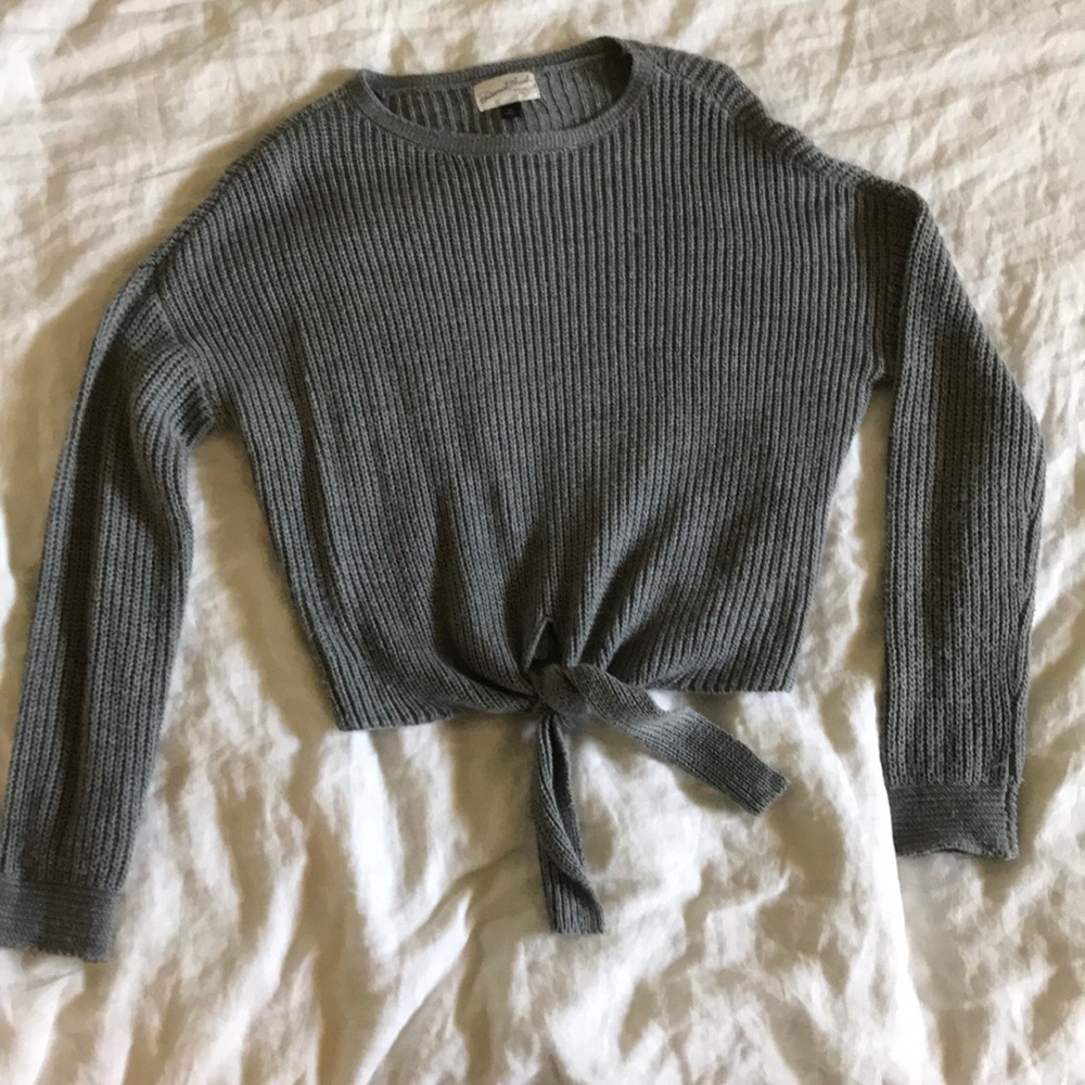 Grey Knit Sweater